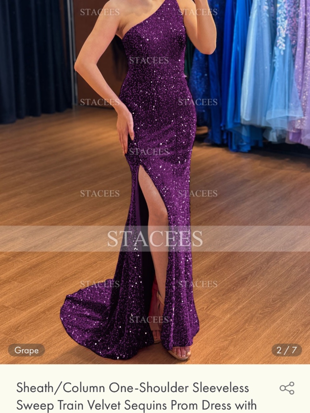 Formal homecoming or prom dress